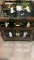 ASIAN BLACK LAQUER SIDE TABLE/CABINET