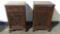 VINTAGE HEAVILY CARVED ASIAN CABINETS