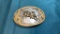 GERMAN SILVER BULL BUCKLE