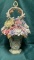 UNSIGNED CAPODIMONTE FLOWER BASKET
