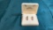 18 KT GOLD OVER STERLING SILVER EARINGS