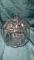GLASS PUMPKIN CANDY DISH