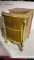 VINTAGE WOOD 2-DRAWER NIGHTSTAND