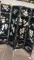 BLACK LACQUER ASIAN FOLDING SCREEN