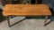 CRIBBAGE BENCH/TABLE