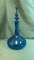 OVERSIZED BLUE GLASS PERFUME BOTTLE