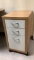 TWO TONE THREE DRAWER FILE CABINET