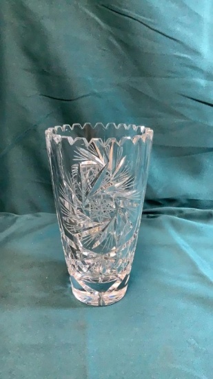 AMERICAN BRILLIANT GLASS VASE