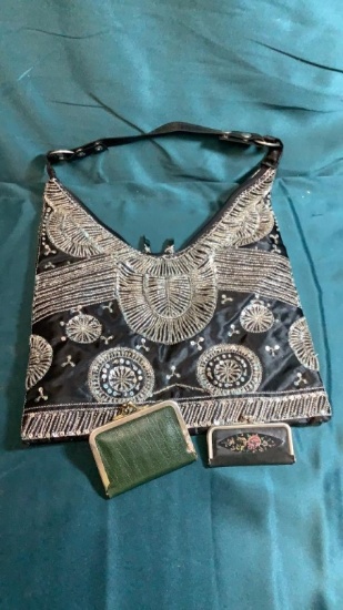 BEADED PURSE