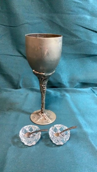 PEWTER GOBLET