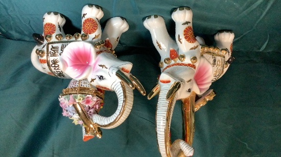 WHITE ELEPHANT PAIR