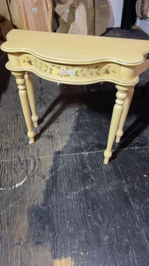 PAINTED ENTRY TABLE