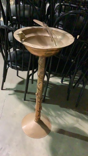 COPPER BIRD BATH