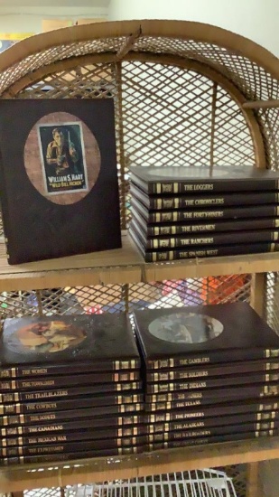 THE OLD WEST LEATHER BOOKS-21 VOLUMES