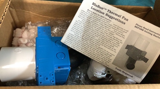 NEW BLUE BOX THERMAL FAN