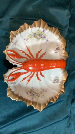 ROYAL BAYREUTH BAVARIA LOBSTER SERVING DISH