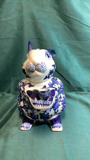 CHINA BLUE RABBIT TEAPOT