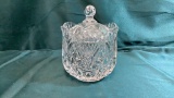 AMERICAN BRILLIANT GLASS CANDY DISH