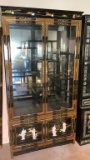 ASIAN BLACK LACQUER PEARL CURIO