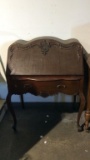 BREAKFRONT SERPENTINE WRITING DESK