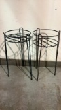 TWO PLANT STANDS