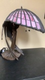 TIFFANY MYEDA FLYING LADY BRONZE TABLE LAMP