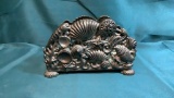 SILVER PLATED NAPKIN HOLDER