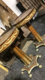ORNATE DRUM TABLES