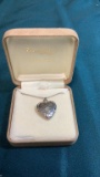SILVER HEART LOCKE - SIGNED STERLING SILVER