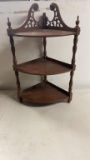 3 TIER WOOD SHELF