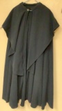 HEAVY FLEECE CLOAK-BLACK