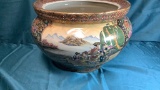 VINTAGE-LARGE SATSUMA PLANTER