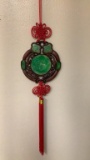 ASIAN LUCKY KNOT ROSEWOOD AND JADE