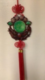 ASIAN LUCKY KNOT ROSEWOOD AND JADE-BUDDAH
