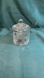 VINTAGE SUGAR DISH W/SPOON
