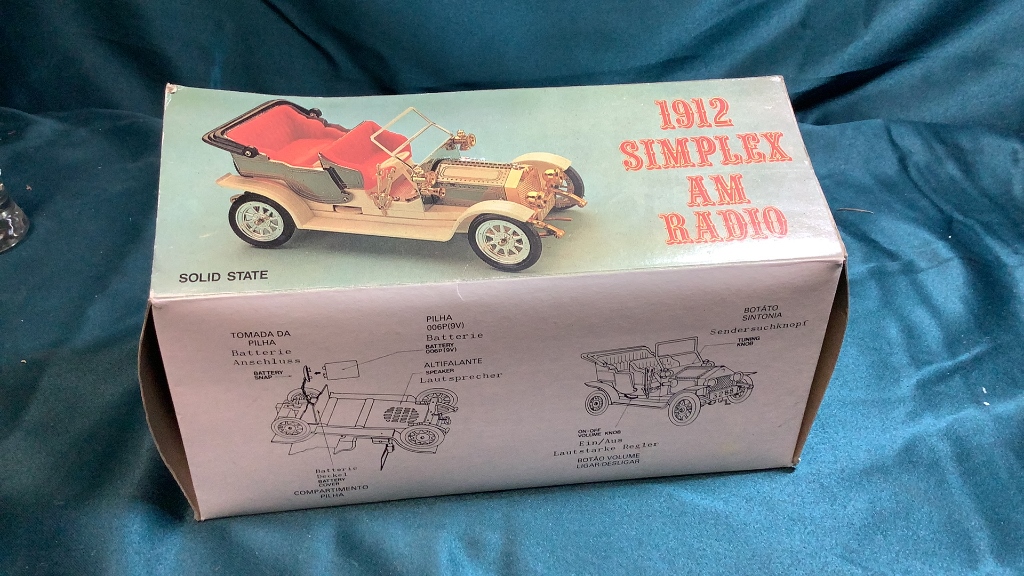 NEW OLD STOCK DIE CAST 1912 SIMPLEX AM RADIO | Proxibid