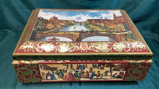 SCHMIDT TOOLED METAL BOX-MADE IN GERMANY