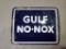 Gulf No Nox Metal Sign