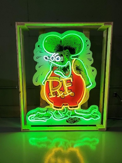 Rat Fink Custom Neon