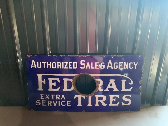 Federal Tires Sign - SELLING NO RESERVE!