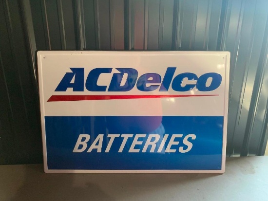Delco Batteries Sign - SELLING NO RESERVE!