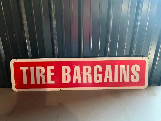 Tire Bargains Sign - SELLING NO RESERVE!
