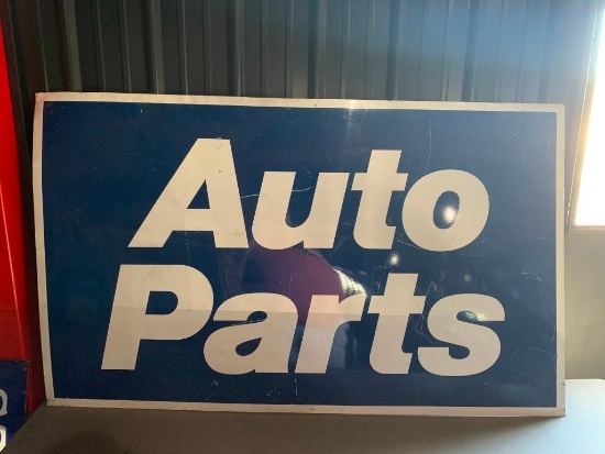 Auto Parts Sign - SELLING NO RESERVE!