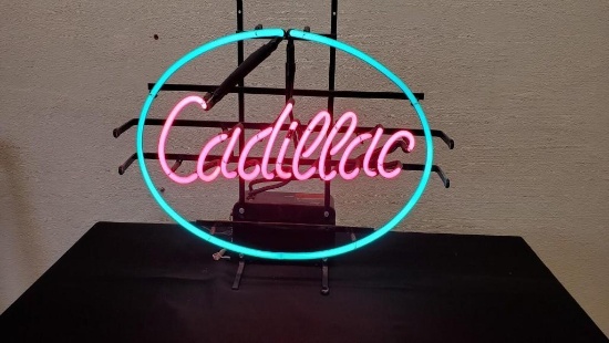 Cadillac Neon Sign - SELLING NO RESERVE!!!