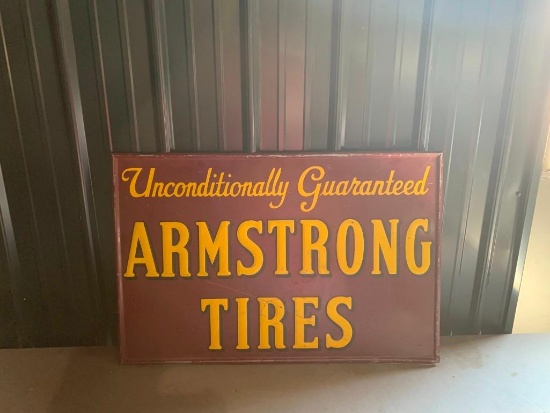 Armstrong Tires Sign - SELLING NO RESERVE!