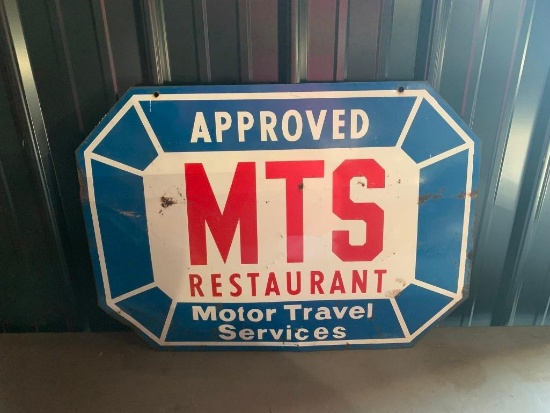 MTS Restaurant Sign - SELLING NO RESERVE!