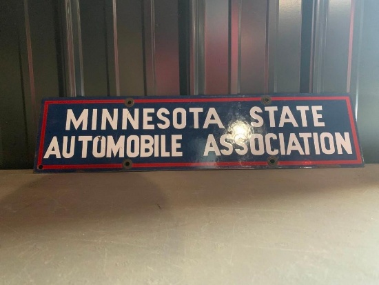 Minnesota State Automobile Association Sign - SELLING NO RESERVE!