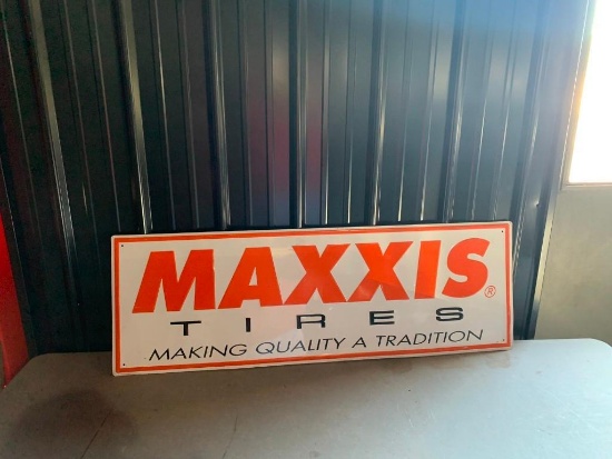 Maxxis Tires Sign - SELLING NO RESERVE!