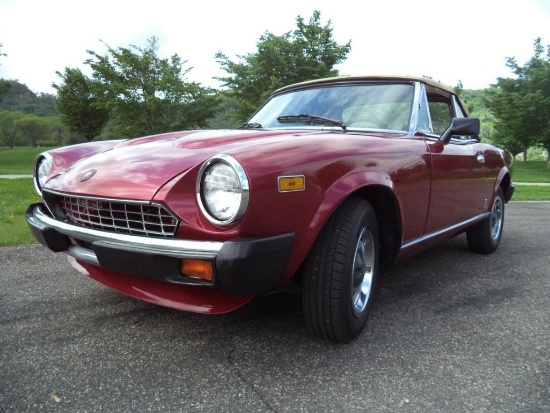 1980 Fiat 124 Spyder Convertible