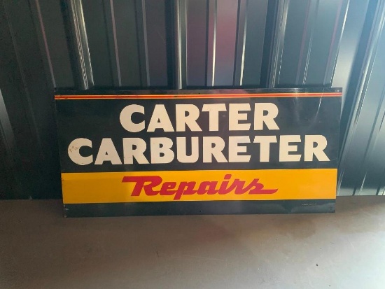 Carter Carbureter Sign - SELLING NO RESERVE!